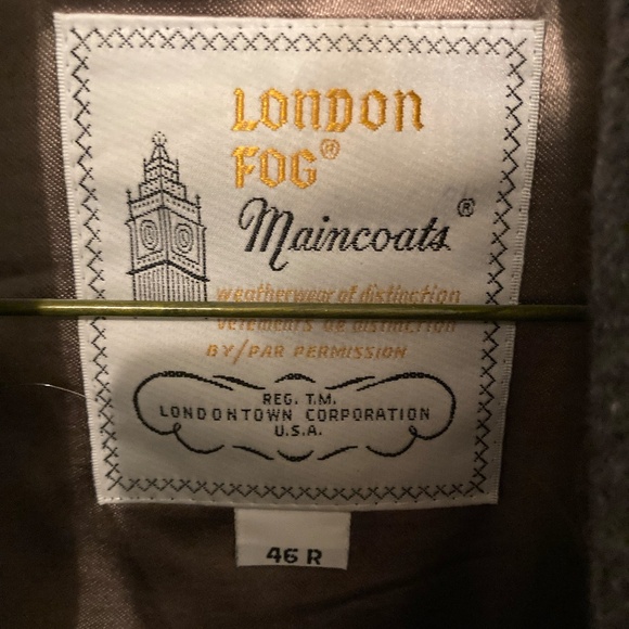 London Fog Oversized Wool Coat - Picture 3 of 4